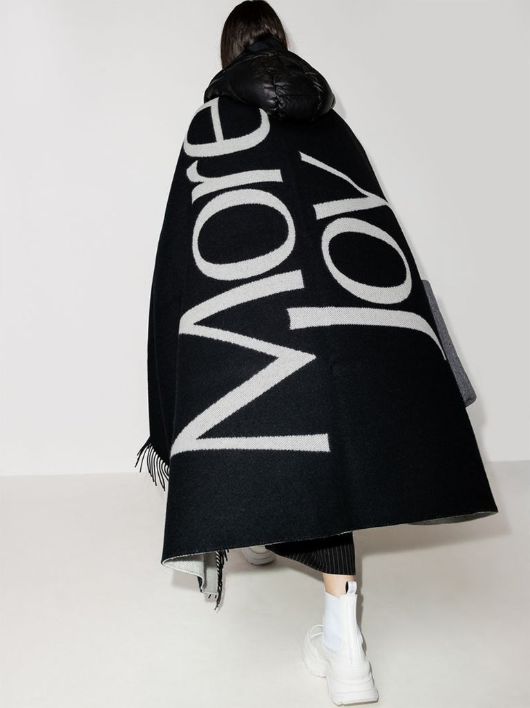 Black Logo Scarf
