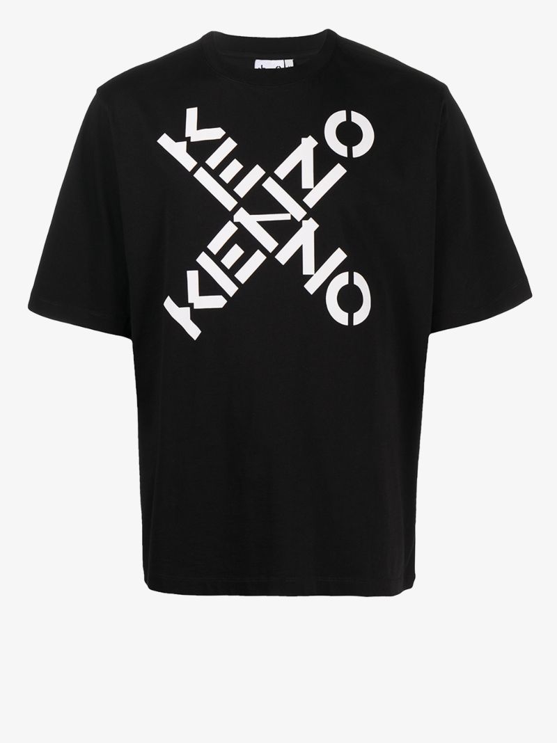 Sport Big X Logo Cotton T-shirt