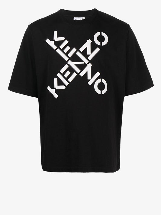 Sport Big X Logo Cotton T-shirt