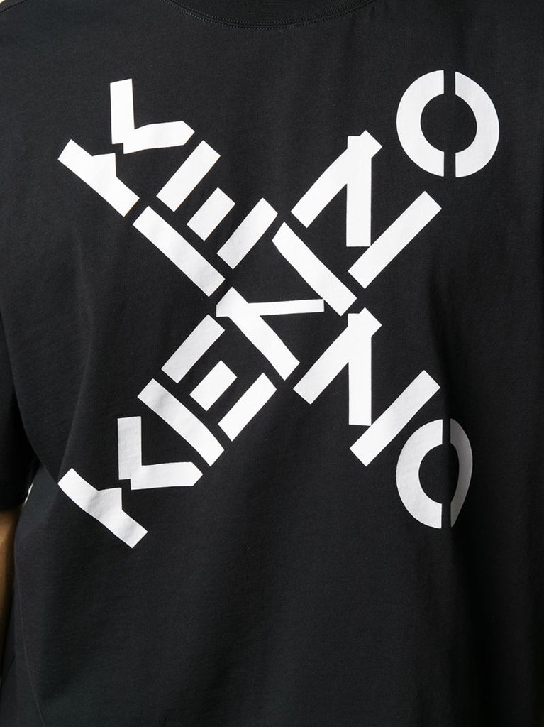 Sport Big X Logo Cotton T-shirt