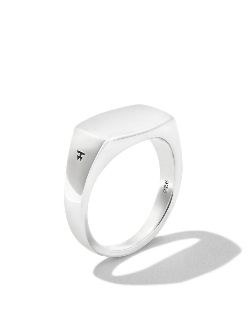Sterling Silver Michael Signet Ring