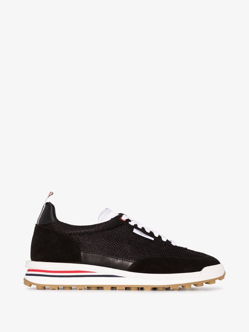 Black Tech Runner Sneakers