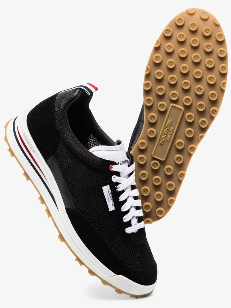 Black Tech Runner Sneakers