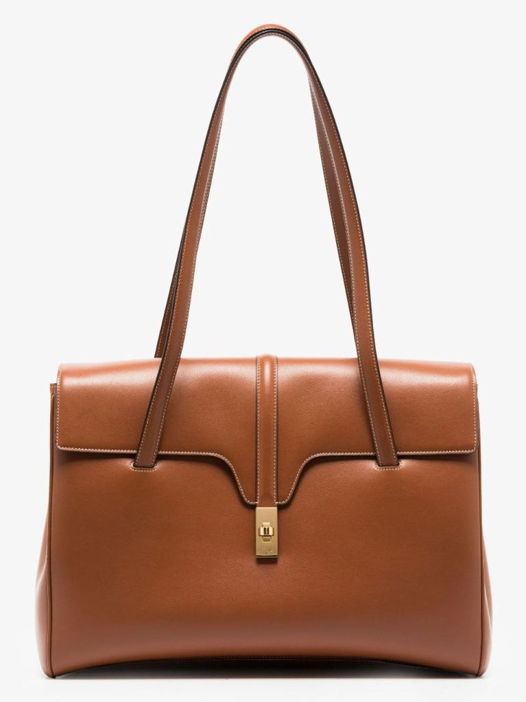 Brown Large Soft 16 Leather Bag