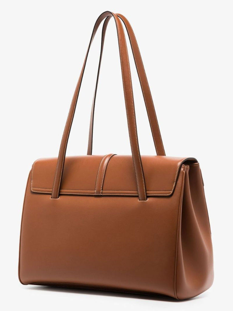 Brown Large Soft 16 Leather Bag