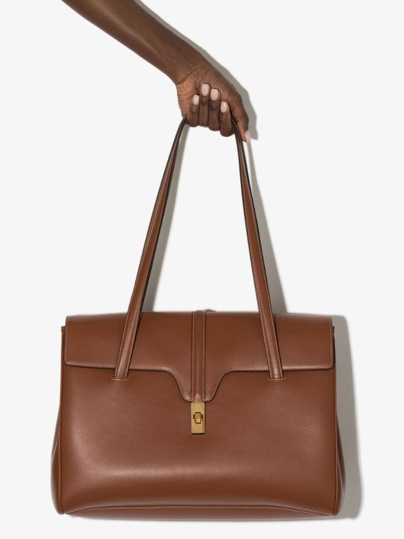 Brown Large Soft 16 Leather Bag