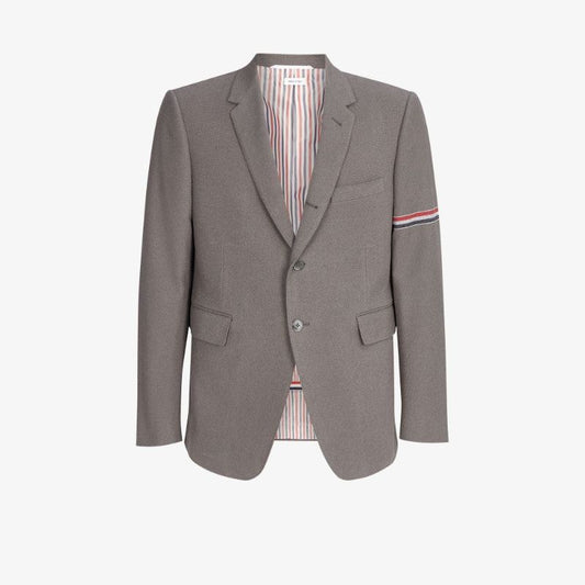 Classic Single-breasted Wool Blazer