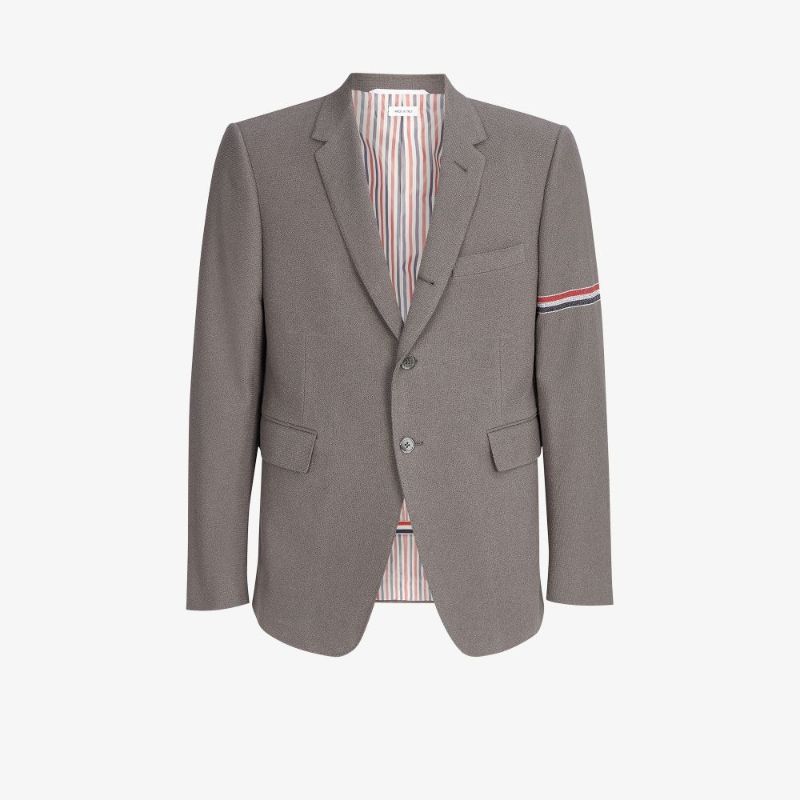 Classic Single-breasted Wool Blazer