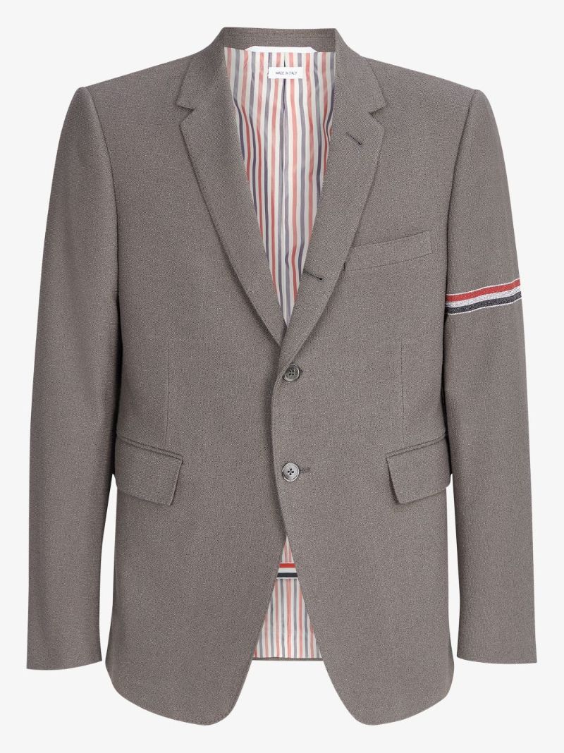 Classic Single-breasted Wool Blazer