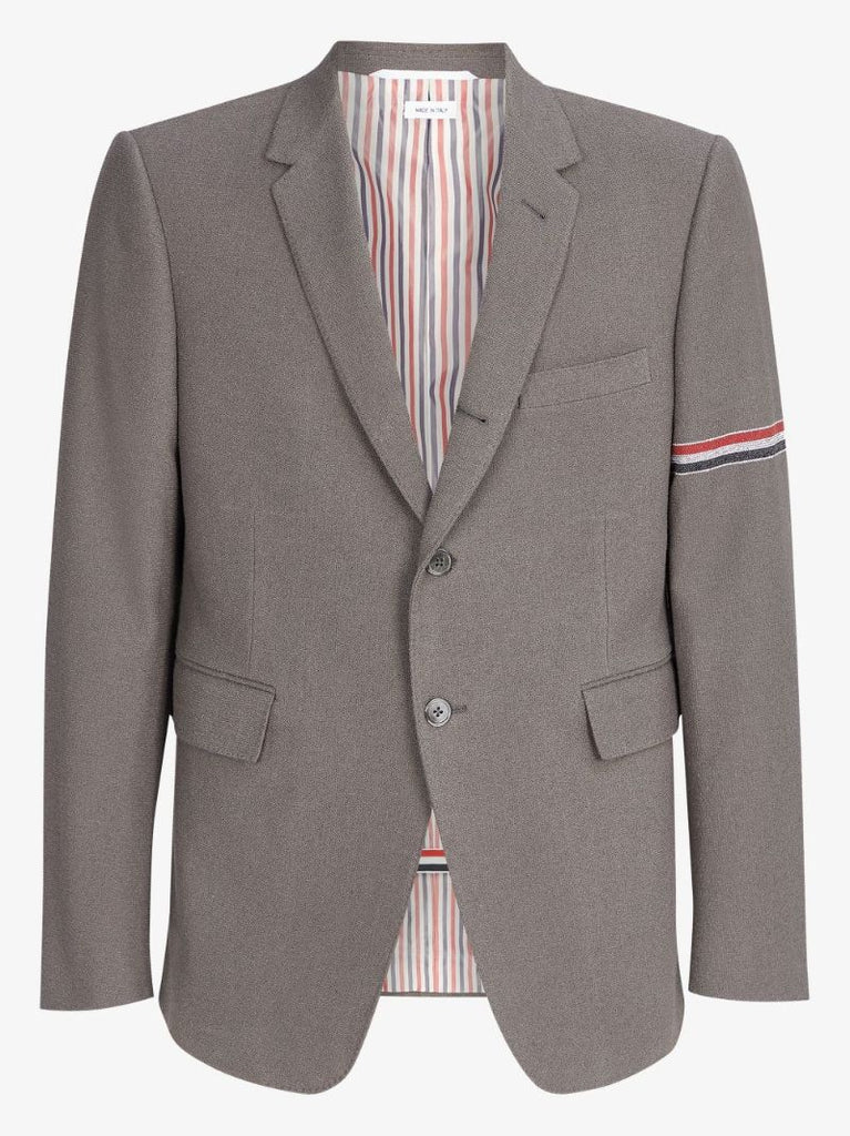 Classic Single-breasted Wool Blazer