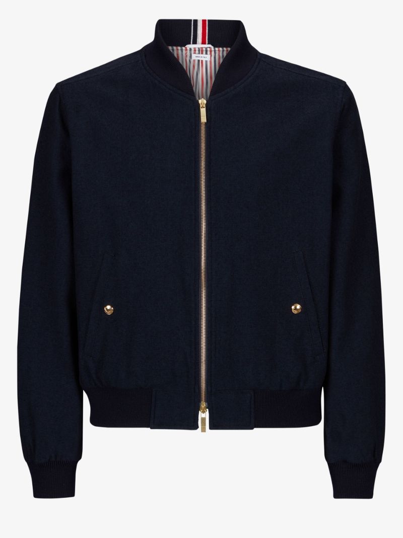 Rwb Stripe Bomber Jacket