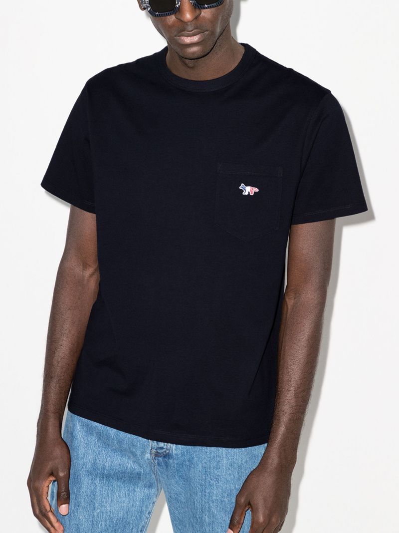 Tricolour Fox Patch T-shirt