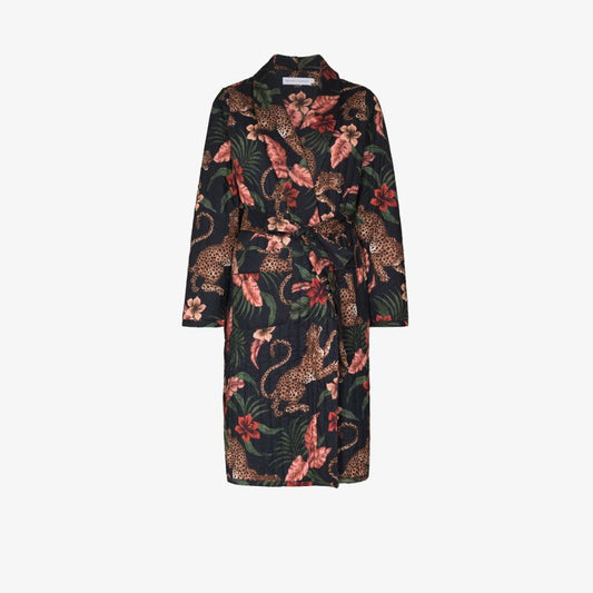 Soleia Print Robe and Eye Mask Set