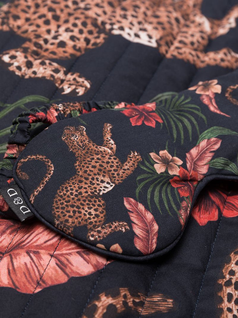 Soleia Print Robe and Eye Mask Set