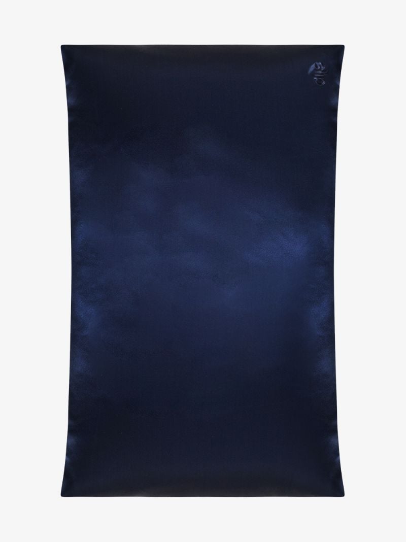Navy Queen Silk Pillowcase
