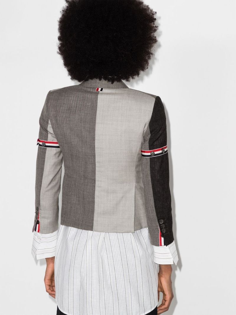 Fun-mix 2ply Fresco Panelled Blazer
