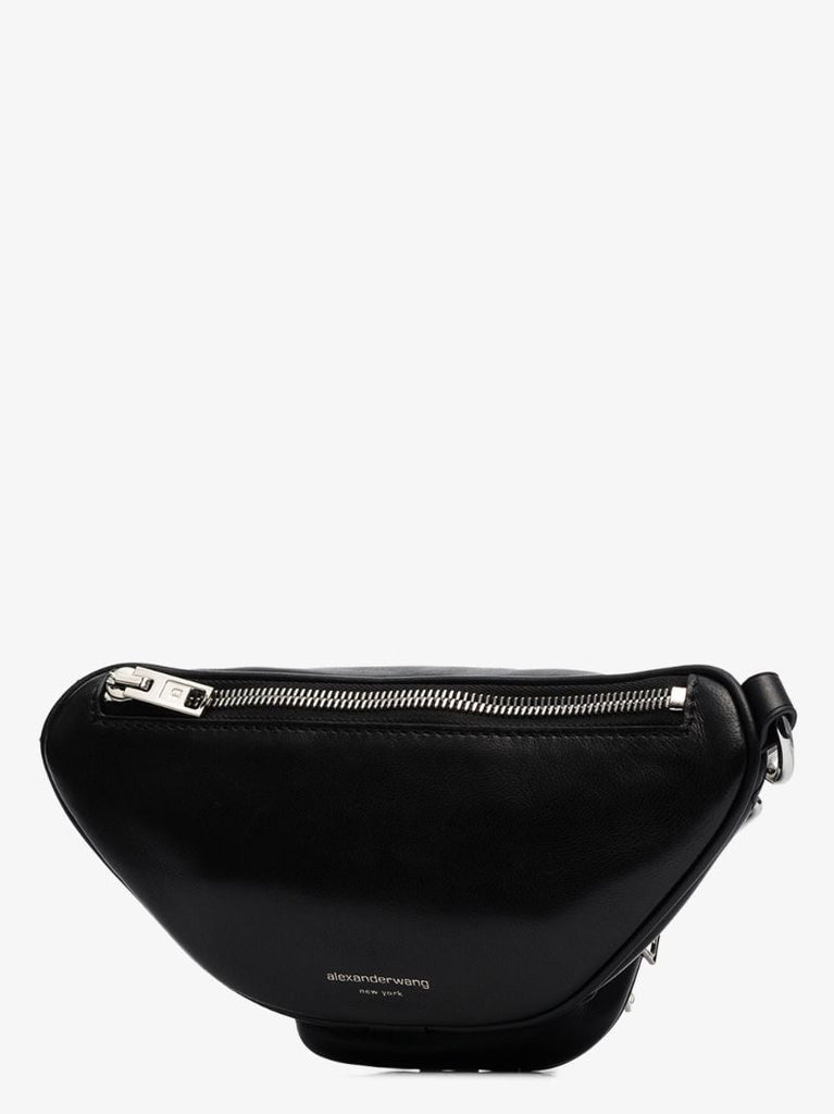 Black Attica Leather Cross Body Bag