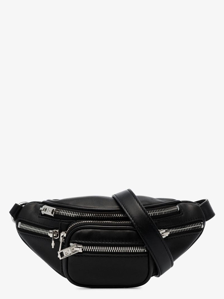 Black Attica Leather Cross Body Bag