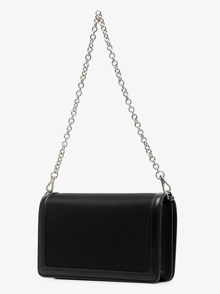 Black Re-nylon Cross Body Bag