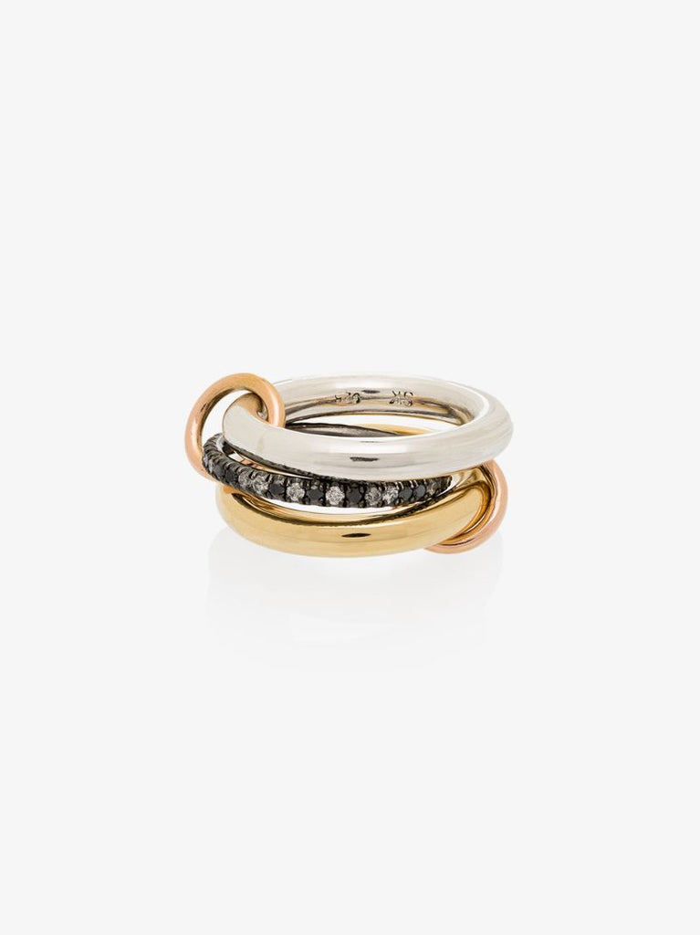 Sterling Silver Libra Diamond Ring