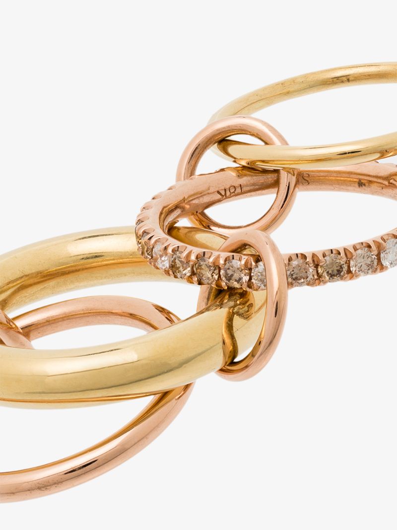 18k Rose Gold Luna Diamond Ring
