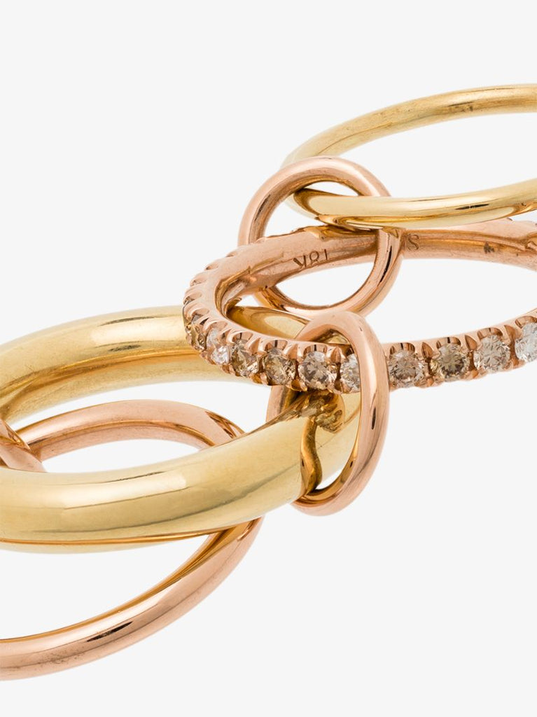 18k Rose Gold Luna Diamond Ring