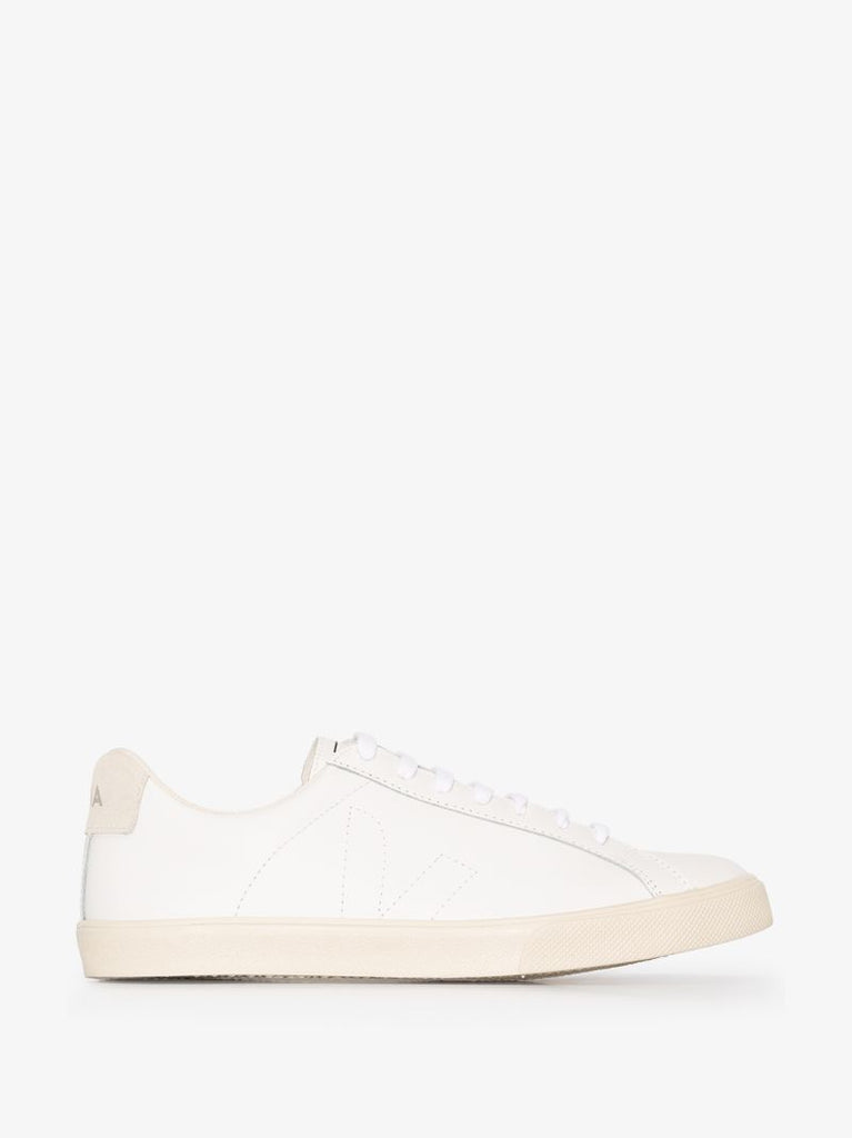 White Esplar Low Top Leather Sneakers