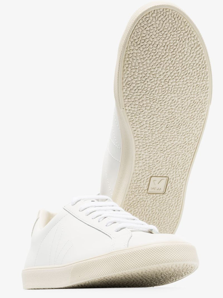 White Esplar Low Top Leather Sneakers