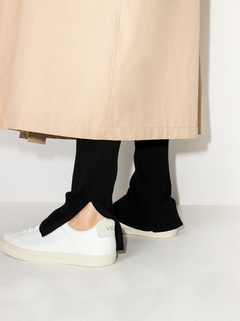 White Esplar Low Top Leather Sneakers