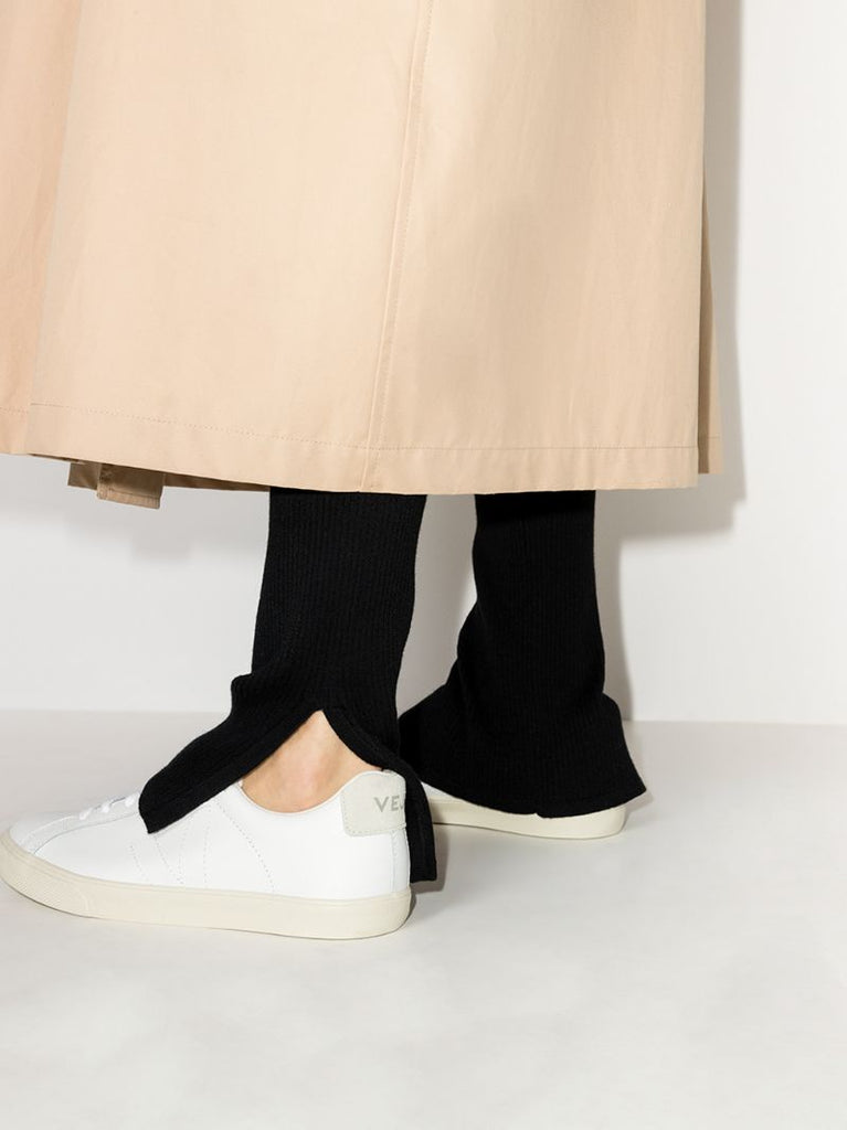White Esplar Low Top Leather Sneakers