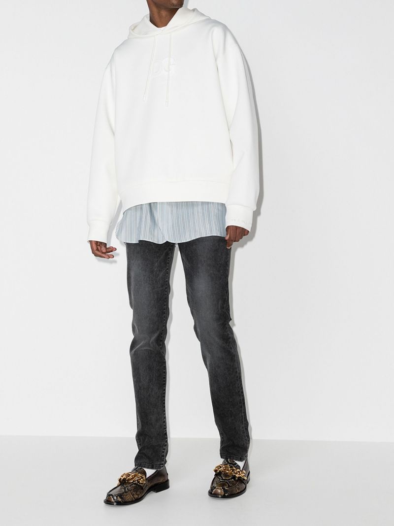 Logo Plaque Skinny Jeans