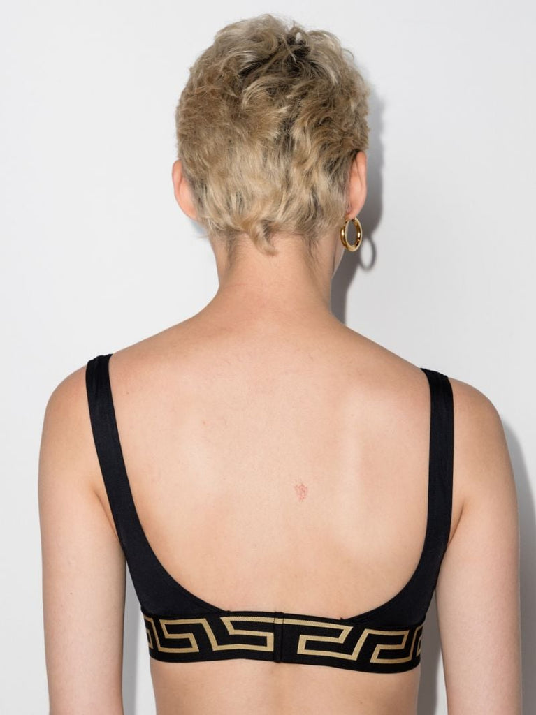 Greca Border Triangle Bikini Top