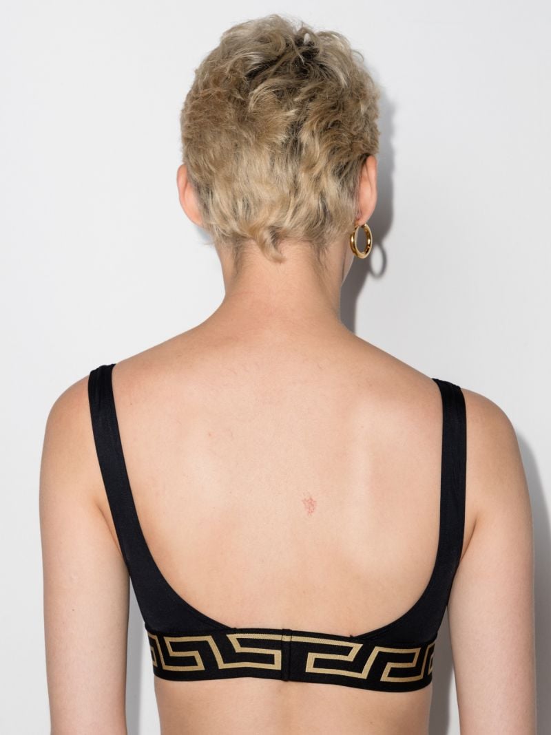 Greca Border Triangle Bikini Top