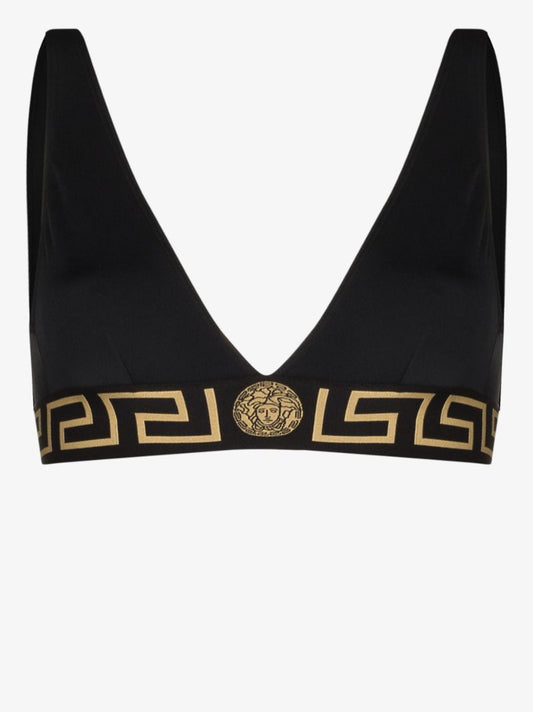 Greca Border Triangle Bikini Top