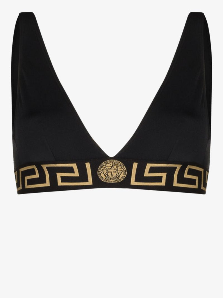 Greca Border Triangle Bikini Top