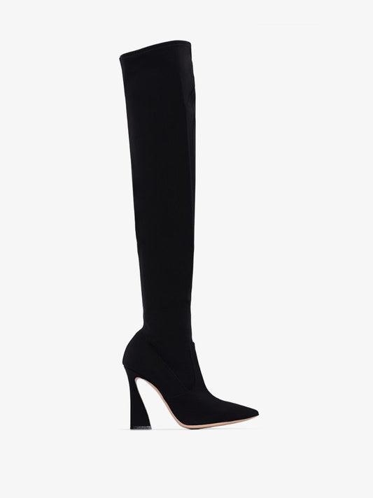Black Atlas 105 Thigh-high Stretch Boots