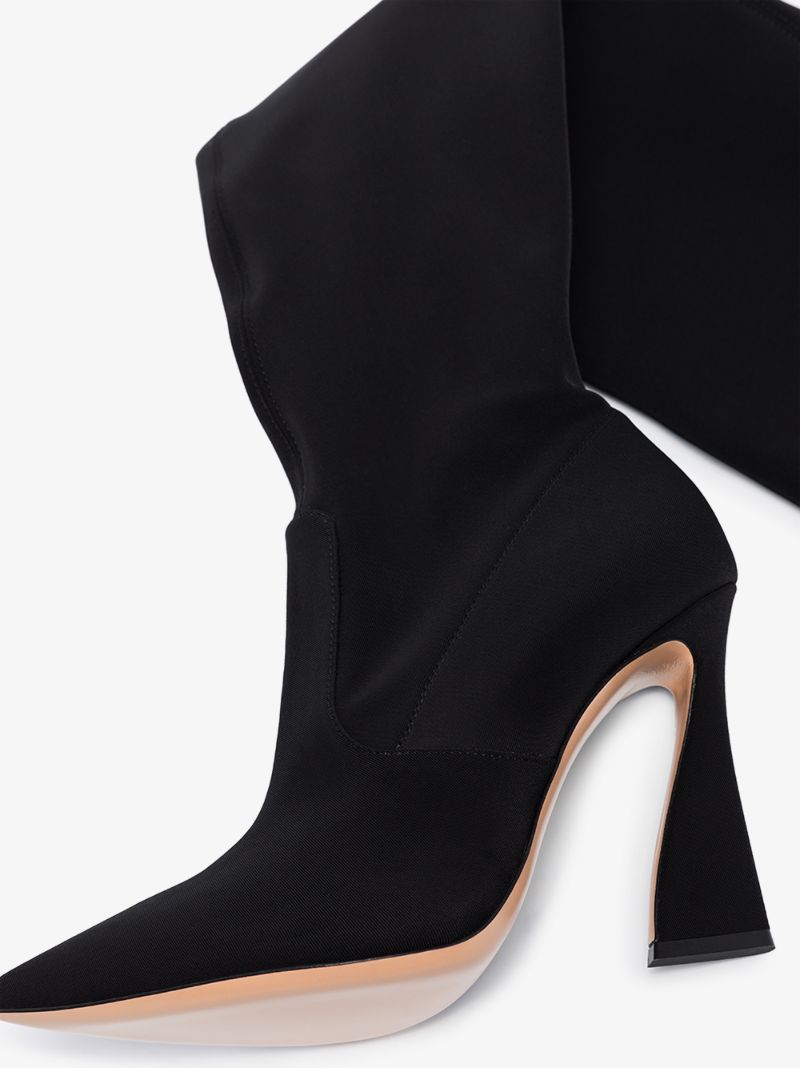 Black Atlas 105 Thigh-high Stretch Boots