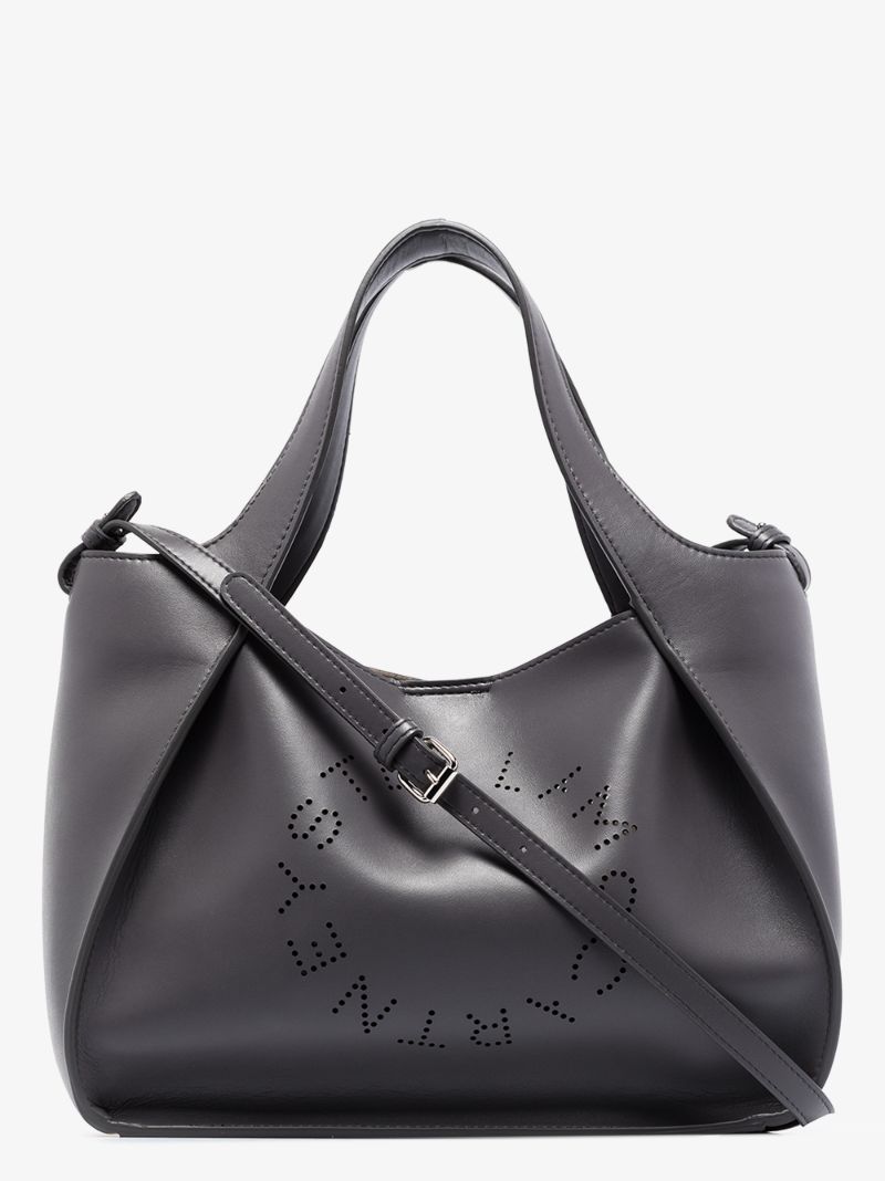 Grey Logo Cross Body Bag