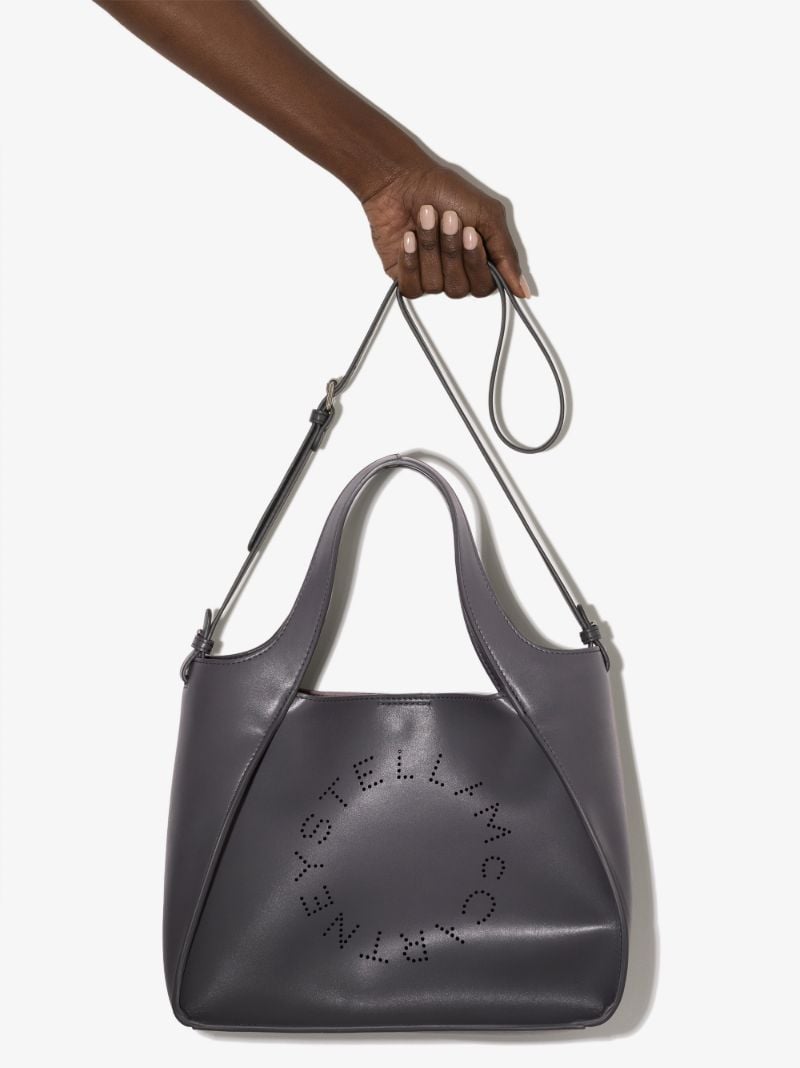 Grey Logo Cross Body Bag