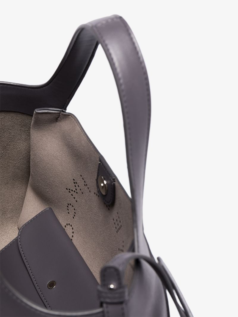 Grey Logo Cross Body Bag