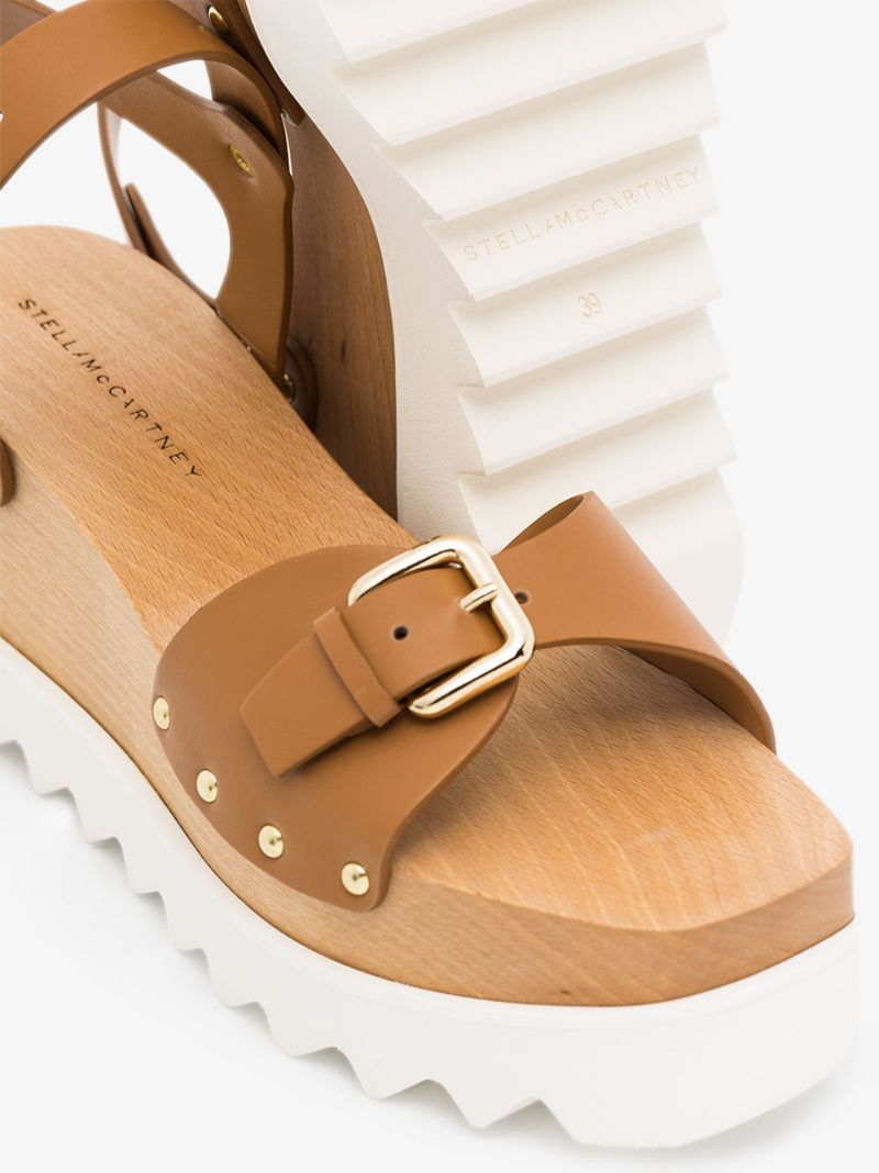 Brown 80 Elyse Wedge Sandals