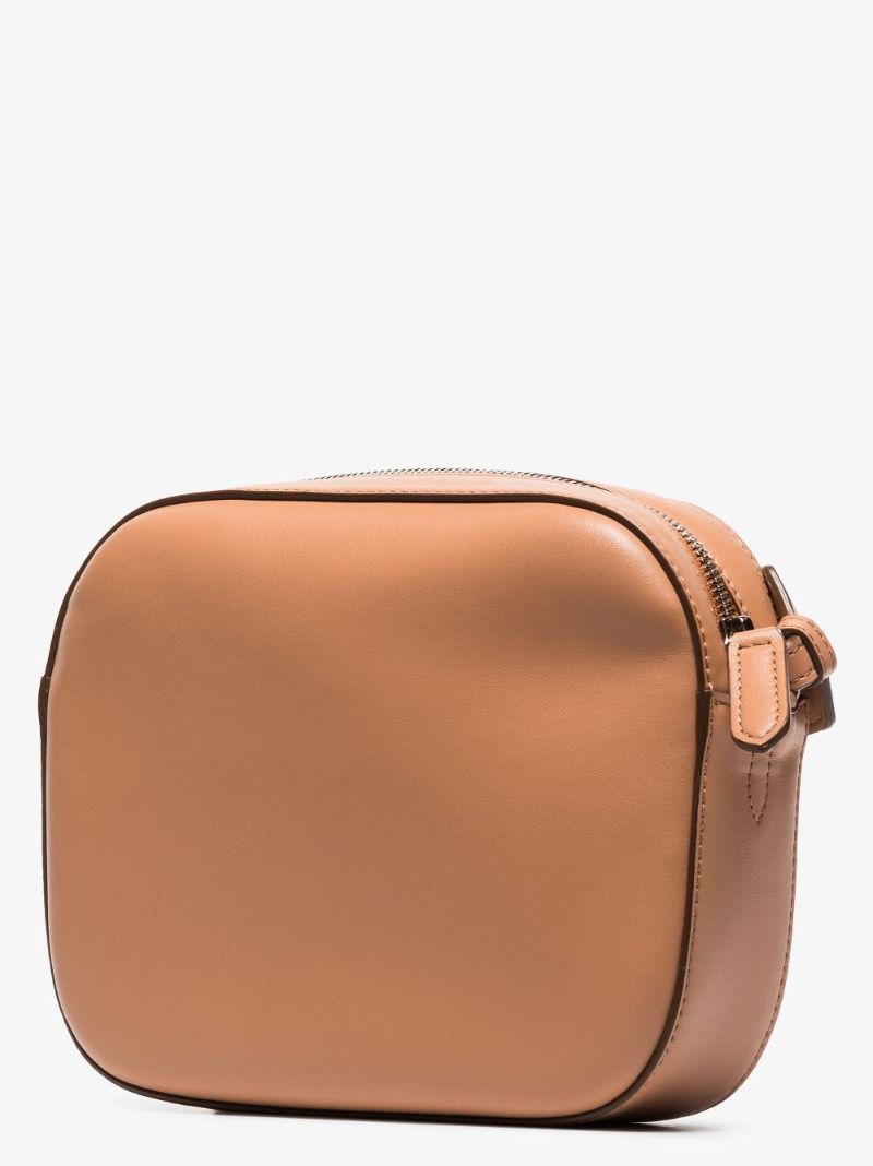 Brown Stella Mini Logo Cross Body Bag