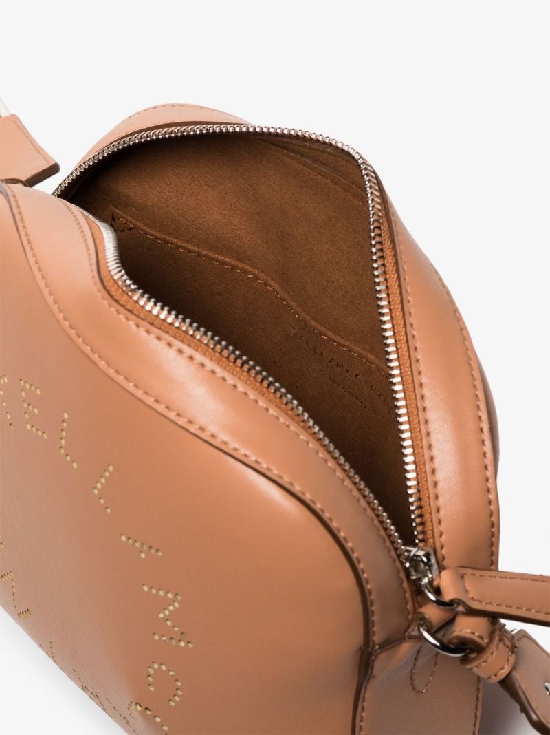 Brown Stella Mini Logo Cross Body Bag