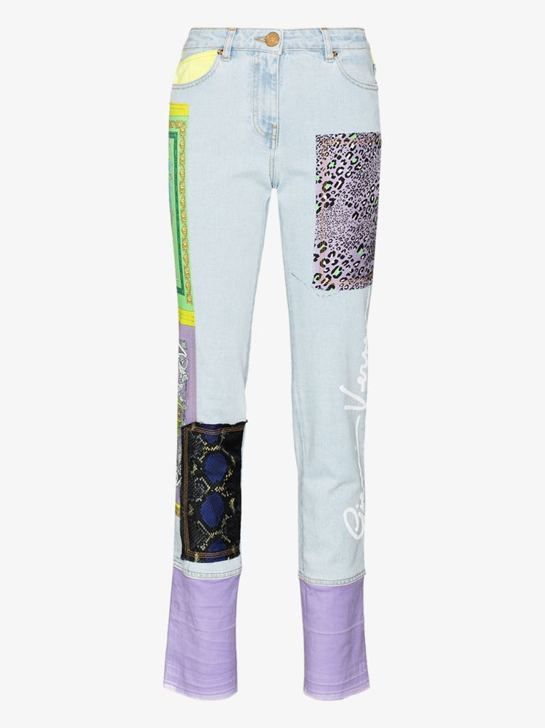 Patchwork Skinny Jeans
