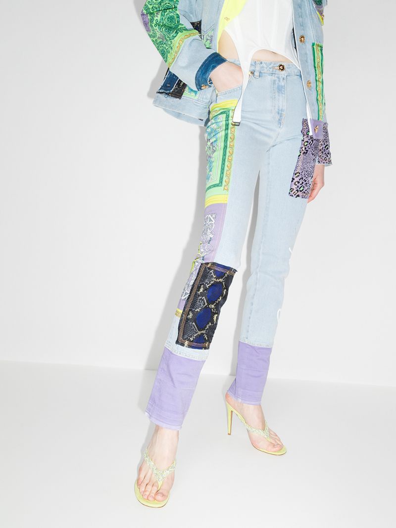 Patchwork Skinny Jeans