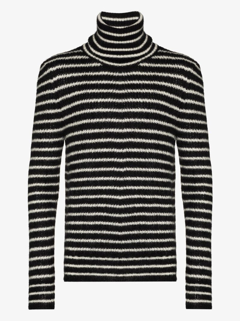 Striped Roll Neck Sweater