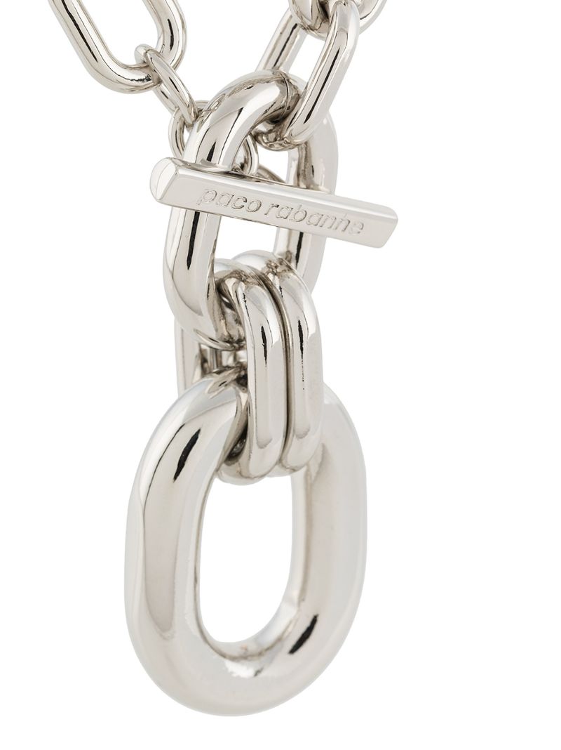 Silver Toggle Chain Pendant Necklace