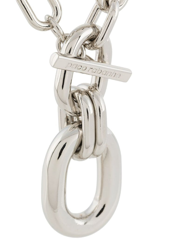 Silver Toggle Chain Pendant Necklace