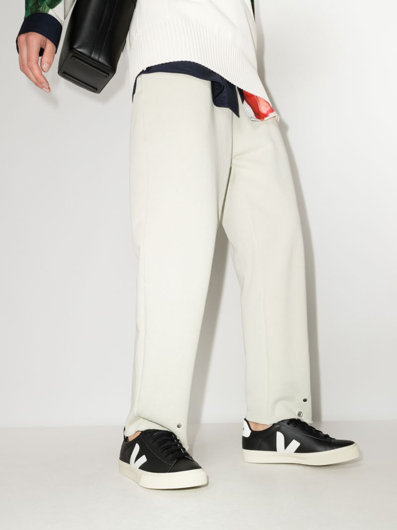Black Campo Leather Sneakers