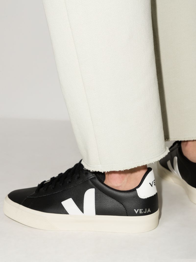 Black Campo Leather Sneakers